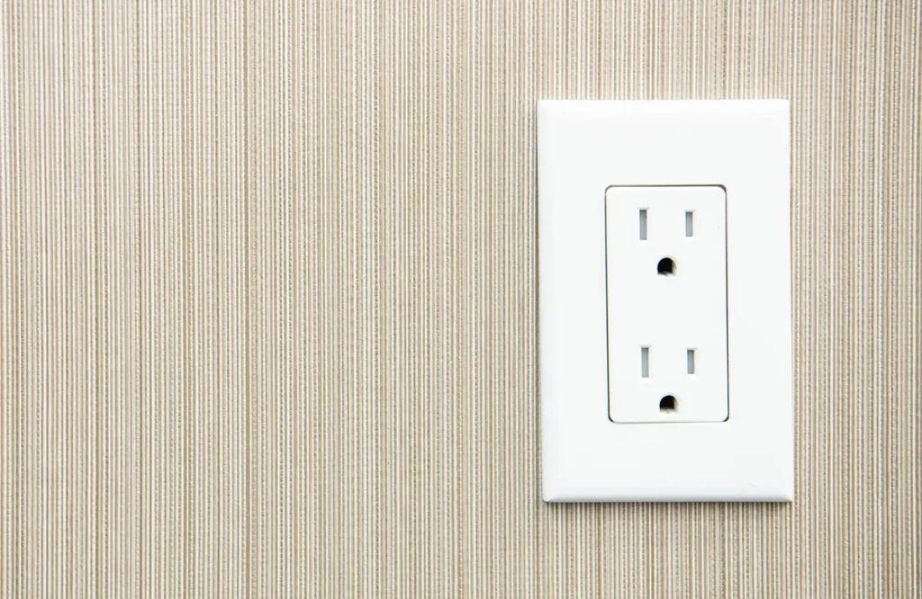 Outlet on wall